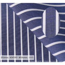 chemise formelle de textile de tissu de coton de rayure bleue pour l&#39;homme Chine fournisseurs